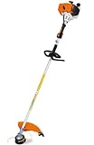 Stihl Desbrozadora FS120R, 30,8 cc, 1,3 kW/1,8 CV, peso 6,0 kg, para hierba tenaz con sistema antivibración