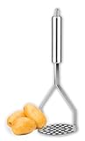 IPEA Prensador de Patatas Acero Inoxidable Profesional para Triturar Patatas, Verduras y Frutas – Diseño Delgado – Empuñadura Ergonómica – Machacador Puré de Patatas y y Alimentos - Prensapatatas