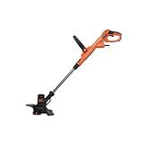 BLACK+DECKER Cortabordes 550W, Ancho de corte 28cm, Tecnología Powercommand, Botón Easy feed, Sistema E-Drive, Sistema Flip-to Edge, Segunda empuñadura ajustable a 5 posiciones, BESTE628-QS