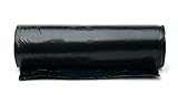 Areso | Plastico Negro para Huerto 1X50 Metros, Rollo De Plastico Negro para Huerto, Sin Agujeros