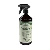 CULTIVERS Fungicida Ecológico 1 L para Plantas de Exterior e Interior. Preventivo y Curativo. Eliminación de Hongos como: Mildiu, Oidio, Roya, Alternaría, monilia etc. Fungicida Natural.