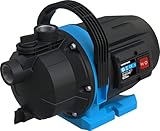Güde Bomba de jardín GP 6035 (600 W, caudal máx. 3200 l/h, altura de aspiración hasta 7 m, rosca de conexión de 1" IG, bomba jet para riego de jardín)