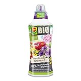 COMPO BIO Fertilizante Universal, Crecimiento sano, Para plantas de interior y terraza, Líquido, 1 L