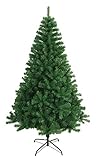SOLAGUA Árbol de Navidad Artificial Extra Relleno, Arboles con Hojas de Espumillón 150cm a 300cm de Primera Calidad, Súper Natural C/Soporte Metálico.(Verde, 180cm 617Tips)