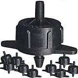 Suinga Pack 100 Gotero Autocompensante 4 Litros | Goteros desmontables 4 L/h para Riego, Plantas, Macetas, Microtubo y Tuberia 16mm