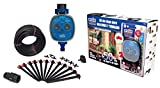Aqua Control Riego por Goteo para Balcones-Programador C4099N + 12 Goteros Autocompensantes de 2 l/h + Microtubo de 4 mm, Multicolor, Kit C4061