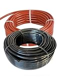 Jardin202 - Tubo Goteo Sin Gotero 16 mm – Bobina Agrícola, Manguera para Riego Sin Gotero | Rollo de 50 Metros (Negro)