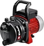 Einhell Bomba de jardín GC-GP 6538 (650 W, presión de 3,6 bar, caudal de 3.800 l/h, tornillo de llenado de agua, tornillo de drenaje de agua, asa de transporte), Color Negro, Rojo, Plata