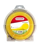 Oregon Yellow Round Hilo Redondo para Desbrozadora 3mm, Hierba, Maleza, Vegetación y más, Hilo de Nylon de Gran Resistencia, Compatible con la Mayoría de Modelos Estándar, 3.0mm x 169m (69-371-Y)