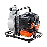 FUXTEC gasolina bomba de agua FX-WP143 con 8.000 l produción y max. Gartenpumpe Teichpumpe Förderhöhe 30 m