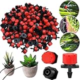 100 piezas de riego gotero sistema de riego de jardín micro riego por goteo accesorios para parterres, huertos, césped