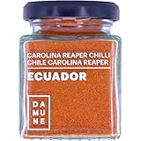 DAMUNE Carolina Reaper Molido - 45g - Chile más picante del Mundo