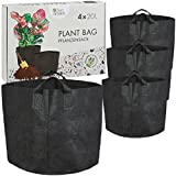 OwnGrown Set Maceteros 20L: Siembra De Patatas - Bolsa para Balcones Y Macetas 4x20 L - Jardinera Exterior 20 L