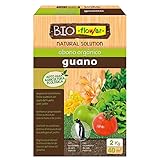 Bioflower Abono Orgánico Guano, 2 Kg