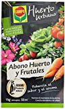 COMPO Abono ecológico natural con guano para todo tipo de plantas, 1 kg, 33 m