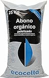 Abono orgánico peletizado 25 kg Ecocelta