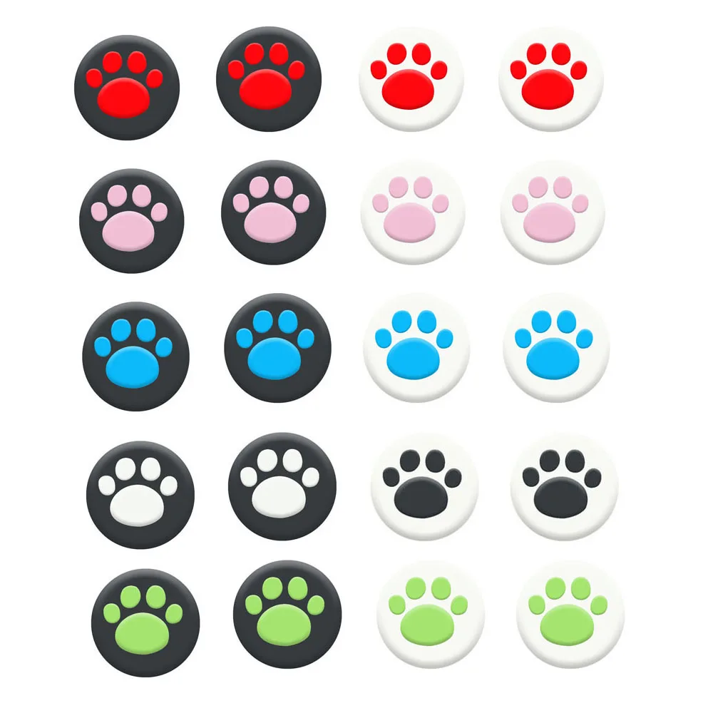 Pata de gato Thumb Stick Grip Cap Joystick funda para Sony PS5 PS4 PS3 Slim Xbox 360/One Series X/S Elite Switch Pro Thumbstick