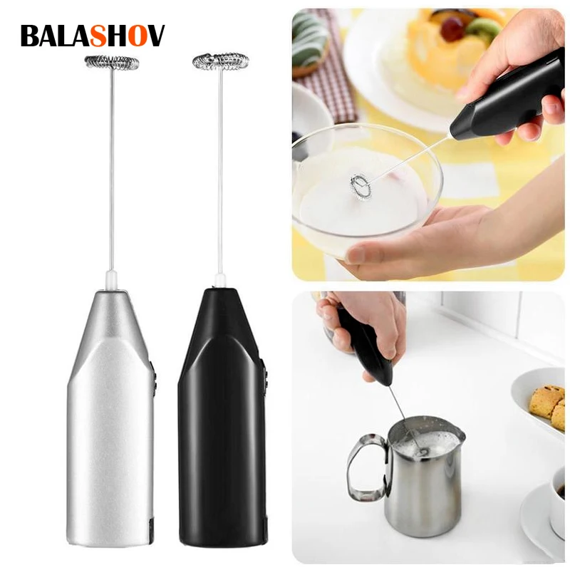 Espumador de leche inalámbrico, batidor de café, licuadora eléctrica, batidor de huevos, Mini Espumador, agitador con mango, máquina para capuchino, herramientas de cocina
