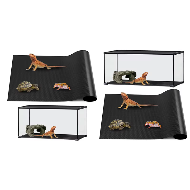 Alfombrilla para reptiles, revestimiento de sustrato para Terrario de reptiles para Gecko, lagarto, serpiente, Tortuga, suelo de reptiles