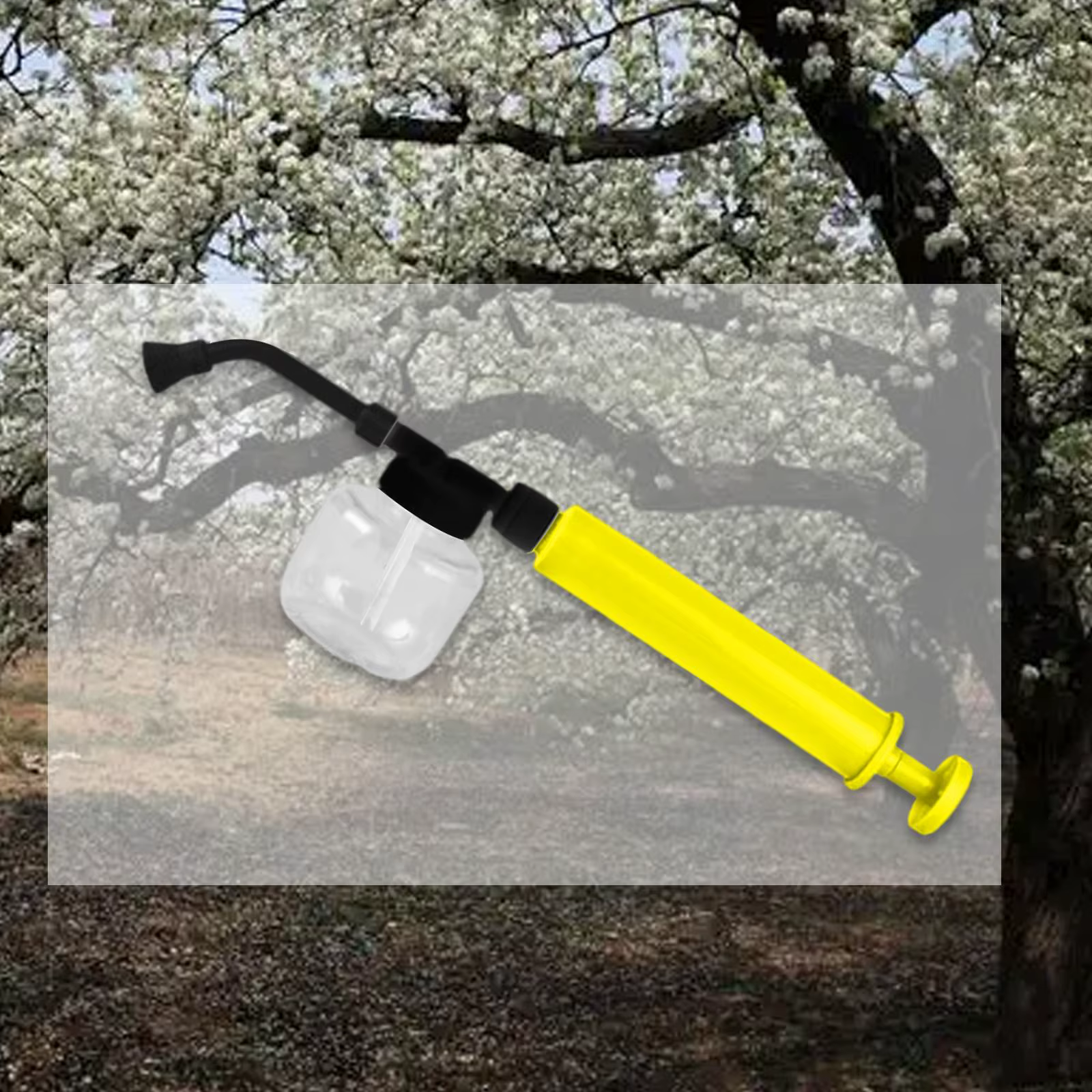 Dispensador aplicador de polvo para jardín, pulverizador para jardín, polinizador de árboles frutales para plantas de invernadero, Kiwis, melón y melocotón