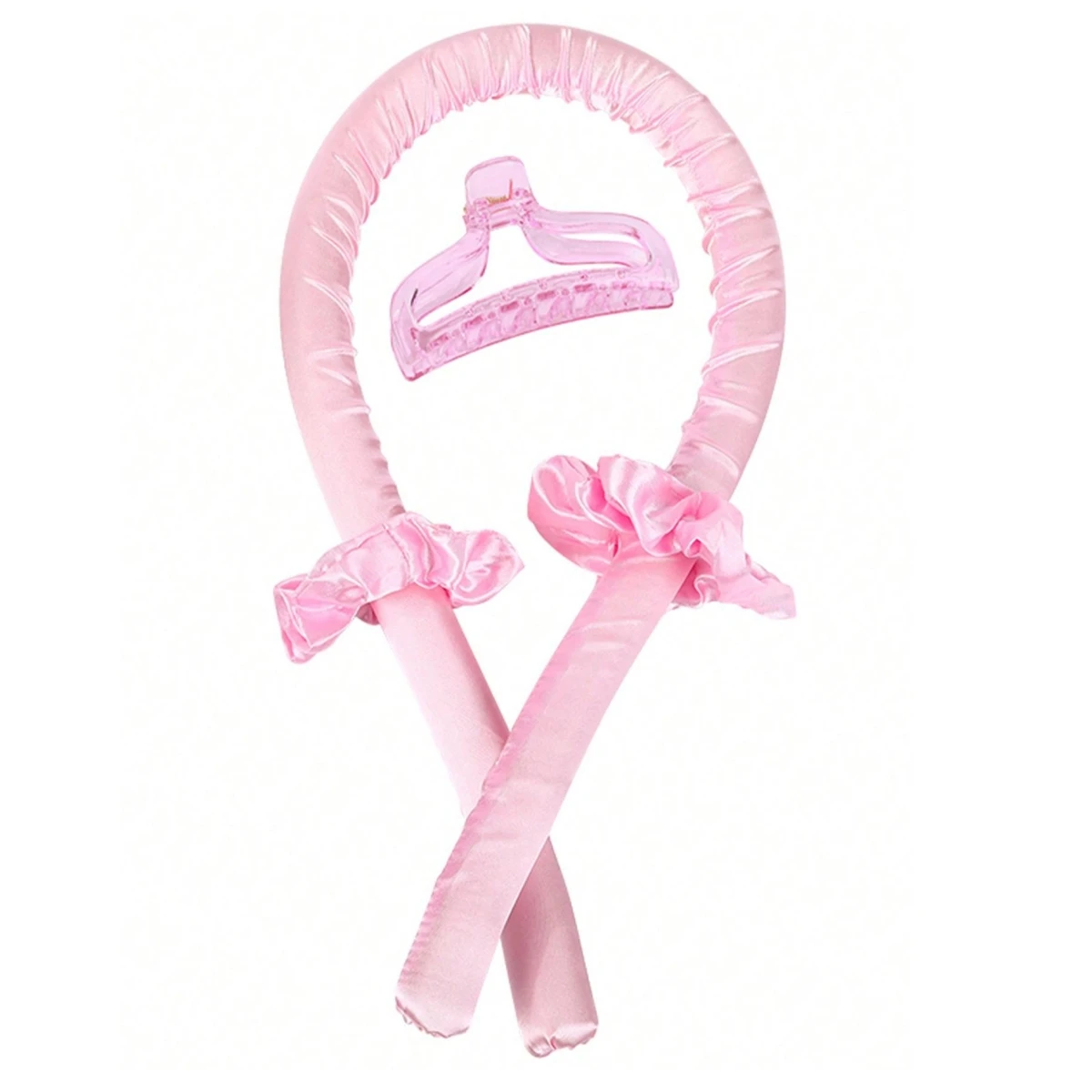 Diadema con varilla rizadora sin calor, ondas suaves naturales perezosas, rodillos para el cabello DIY, rizos con pinza para el pelo, herramientas de estilismo de salón