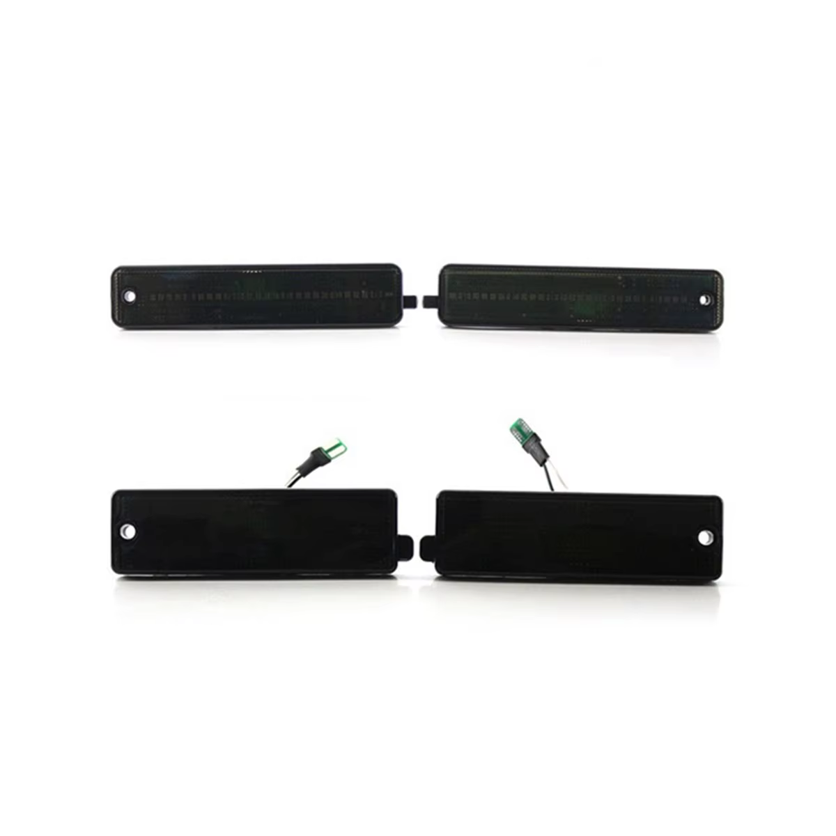 Kit de luces LED de posición lateral, lámpara de señal de giro, color ámbar/rojo, lente ahumada, reemplazo 1998, para Pontiac Firebird 2002-5977941