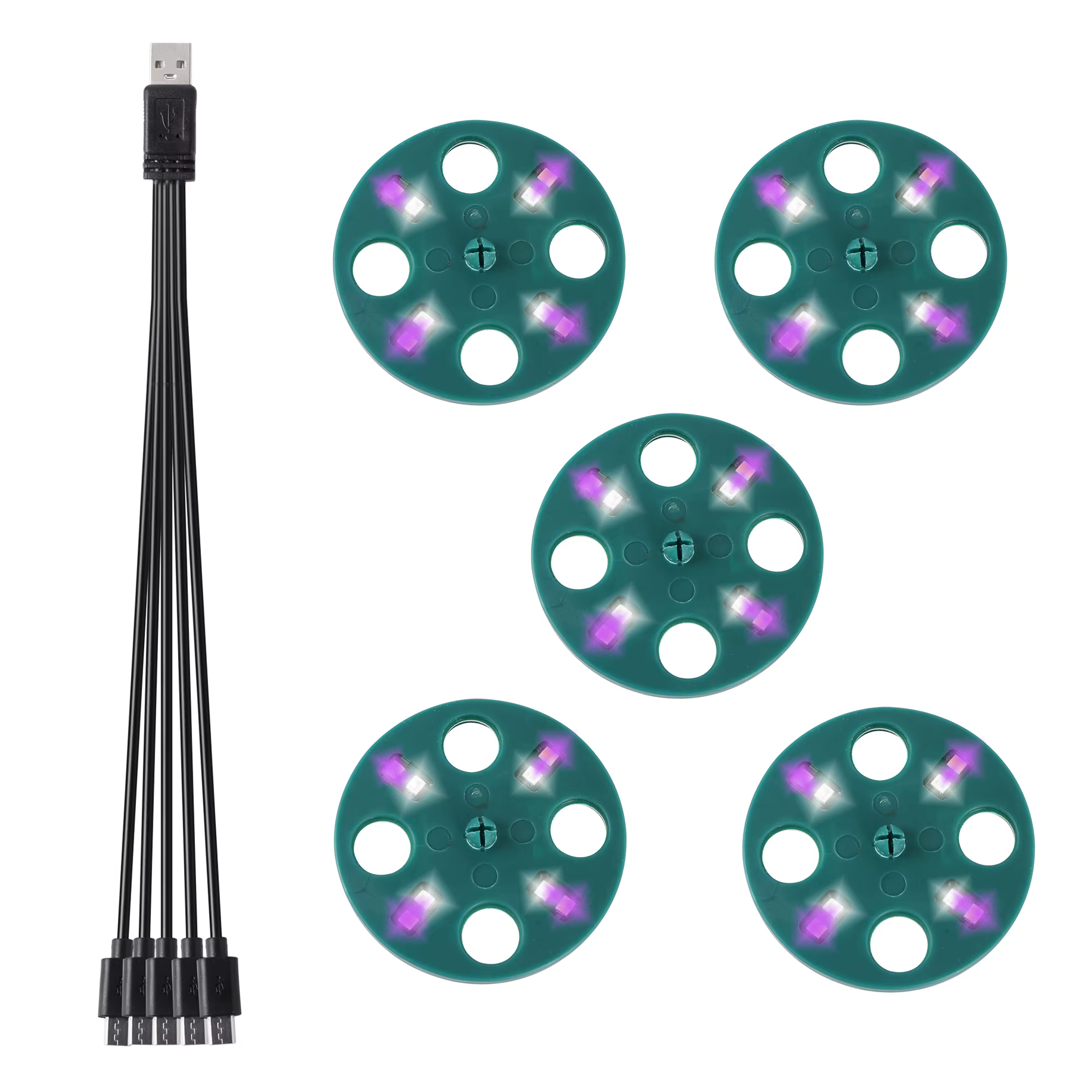 Luz de cultivo para principiantes de semillas, luz Led para plantas de germinación de invernadero, adecuada para Kit de inicio de siembra con cúpula para herramientas de plantas