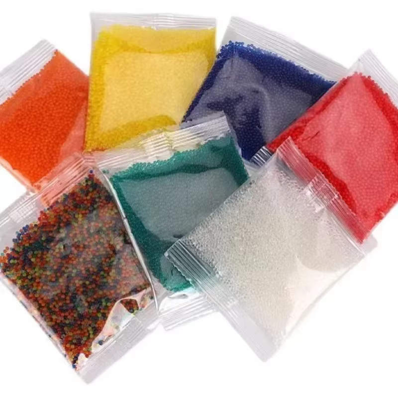 Q10000 Uds. Cuentas de agua de Gel de hidrogel juguete para niños barro de suelo de cristal cultivo bolas de agua decoración de plantas para el hogar de boda en maceta 50% 1p